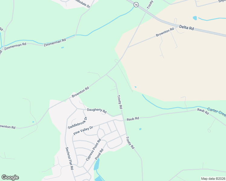 map of restaurants, bars, coffee shops, grocery stores, and more near 920 Trinity Rd in Felton