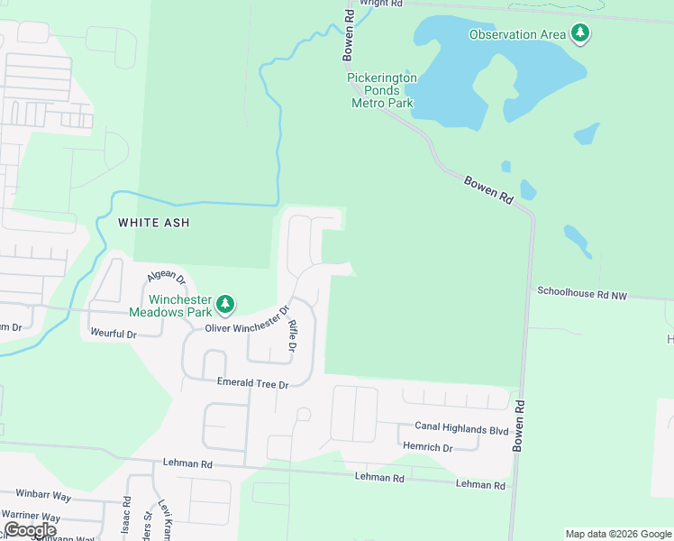 map of restaurants, bars, coffee shops, grocery stores, and more near 7385 Winchester Cathedral Court in Canal Winchester