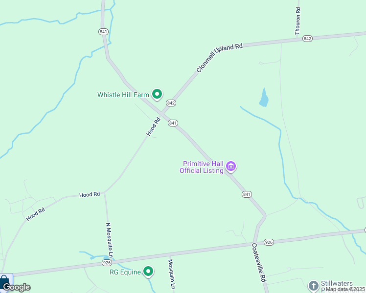 map of restaurants, bars, coffee shops, grocery stores, and more near 845 North Chatham Road in West Grove