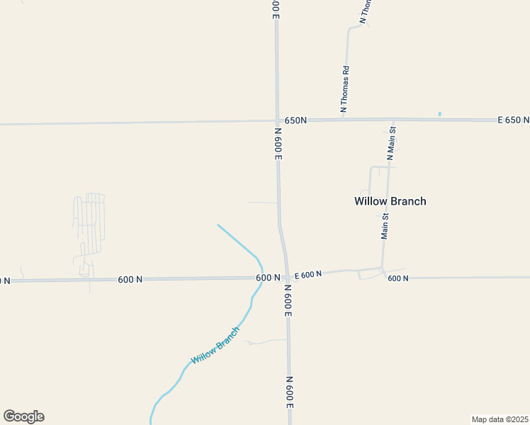 map of restaurants, bars, coffee shops, grocery stores, and more near 6202 North 600 East in Greenfield