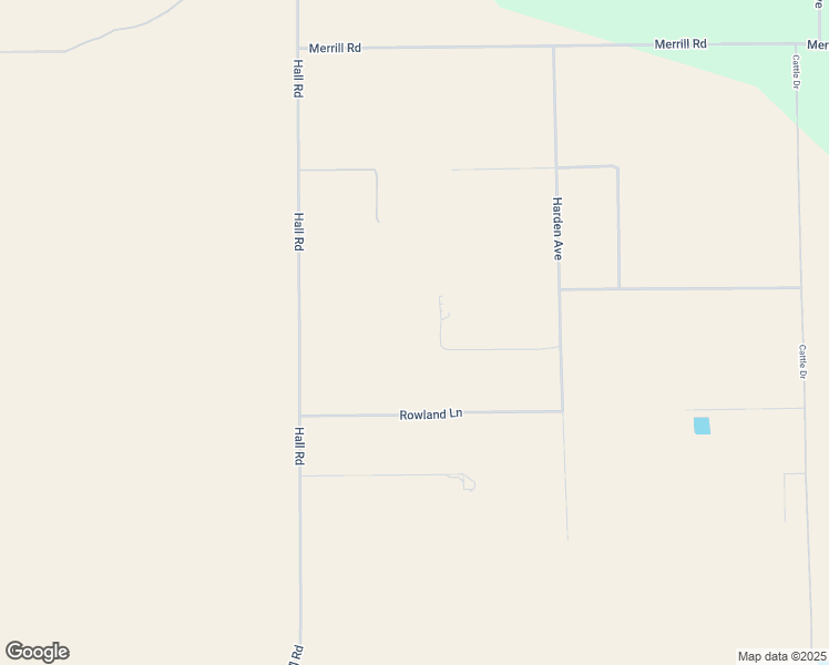 map of restaurants, bars, coffee shops, grocery stores, and more near Rowland Lane in Tehama County