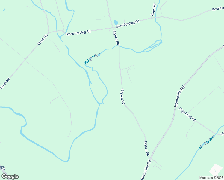 map of restaurants, bars, coffee shops, grocery stores, and more near 2738 Bryson Road in Cochranville
