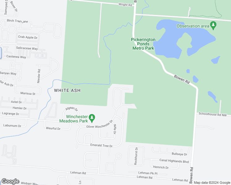 map of restaurants, bars, coffee shops, grocery stores, and more near 5110 Upland Meadow Drive in Canal Winchester