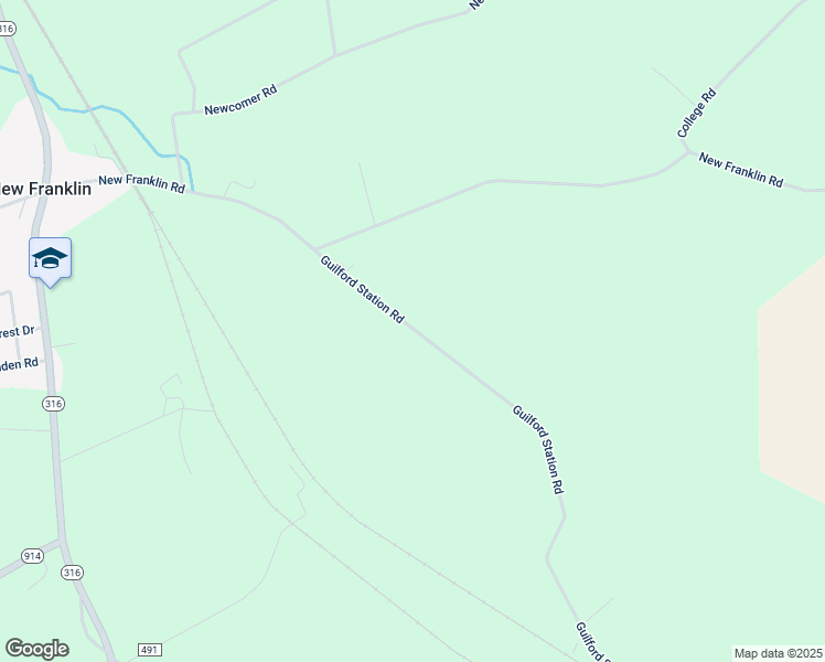 map of restaurants, bars, coffee shops, grocery stores, and more near 1663 Guilford Station Road in Chambersburg