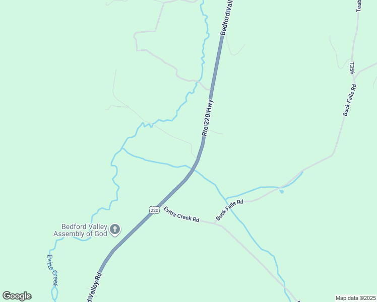 map of restaurants, bars, coffee shops, grocery stores, and more near 6261 Bedford Valley Road in Bedford