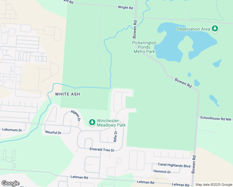 map of restaurants, bars, coffee shops, grocery stores, and more near 5094 Upland Meadow Drive in Canal Winchester