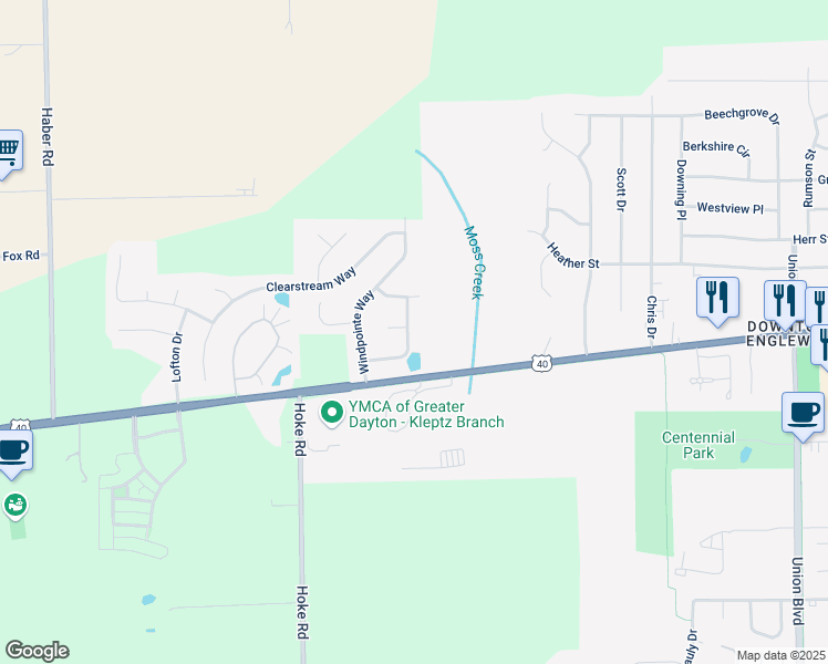 map of restaurants, bars, coffee shops, grocery stores, and more near 506 Sorna Drive in Englewood