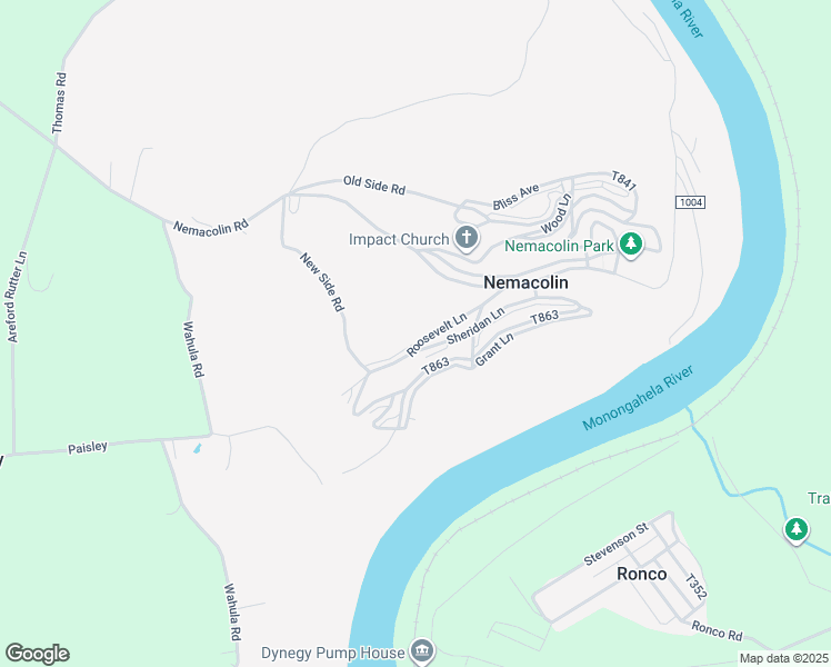 map of restaurants, bars, coffee shops, grocery stores, and more near in Nemacolin