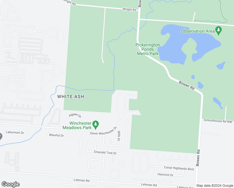 map of restaurants, bars, coffee shops, grocery stores, and more near 5087 Upland Meadow Drive in Canal Winchester