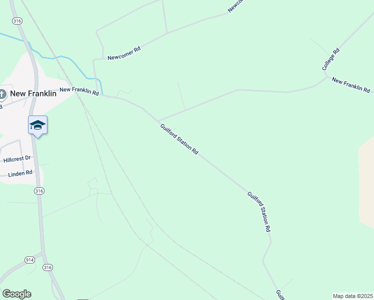 map of restaurants, bars, coffee shops, grocery stores, and more near 1663 Guilford Station Road in Chambersburg