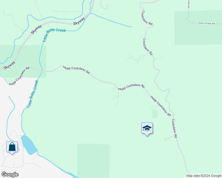 map of restaurants, bars, coffee shops, grocery stores, and more near 6616 Hupp Coutolenc Road in Magalia