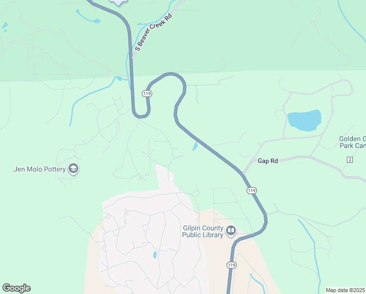 map of restaurants, bars, coffee shops, grocery stores, and more near 133 Service Berry Lane in Black Hawk