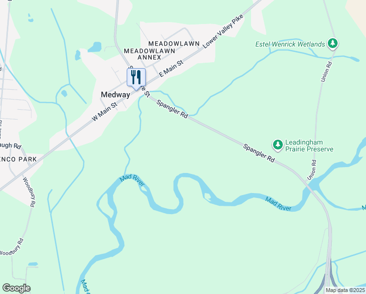 map of restaurants, bars, coffee shops, grocery stores, and more near in Medway