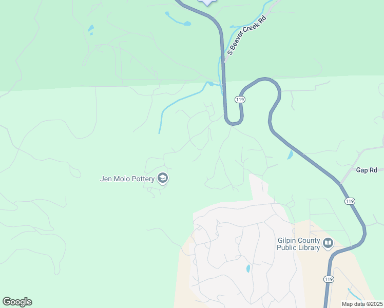 map of restaurants, bars, coffee shops, grocery stores, and more near 181 Blue Spruce Road in Black Hawk
