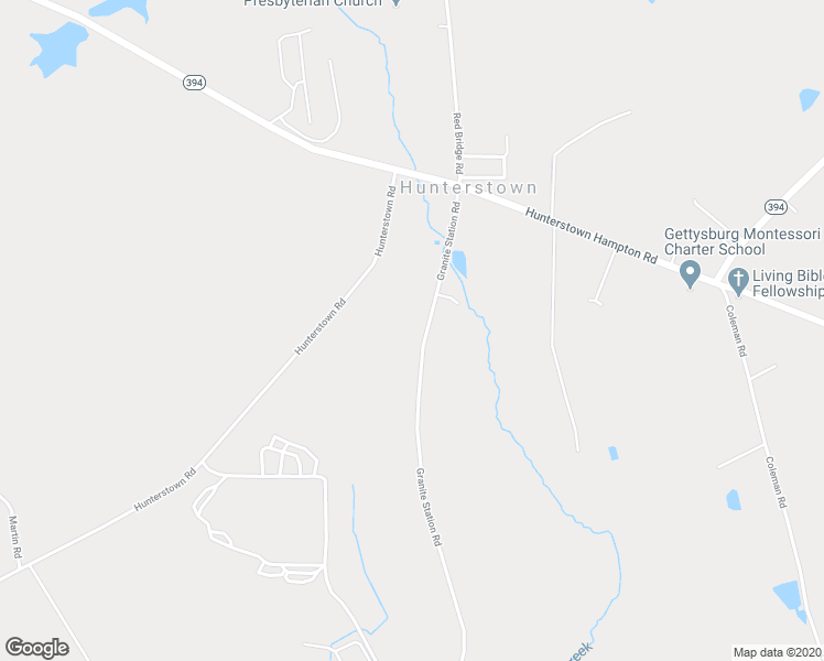 map of restaurants, bars, coffee shops, grocery stores, and more near 2372 Granite Station Road in Gettysburg