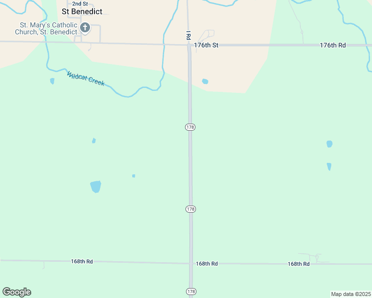 map of restaurants, bars, coffee shops, grocery stores, and more near 2242 Kansas 178 in Seneca