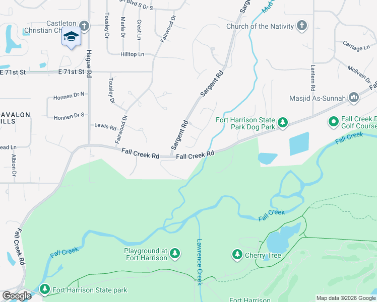 map of restaurants, bars, coffee shops, grocery stores, and more near 8103 Knollview Court in Indianapolis