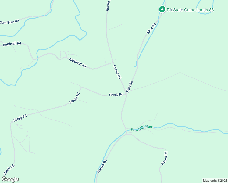 map of restaurants, bars, coffee shops, grocery stores, and more near 11500 Hively Road in Brogue