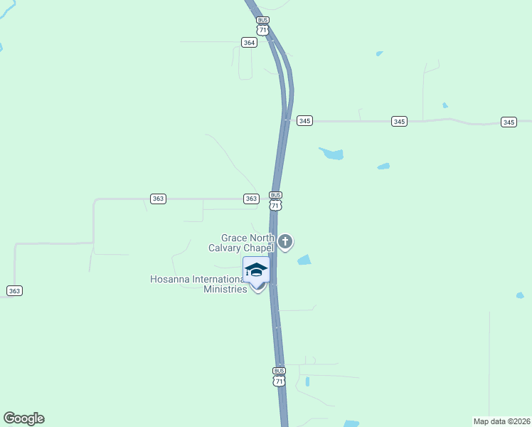 map of restaurants, bars, coffee shops, grocery stores, and more near 17002 U.S. 71 Business in Saint Joseph