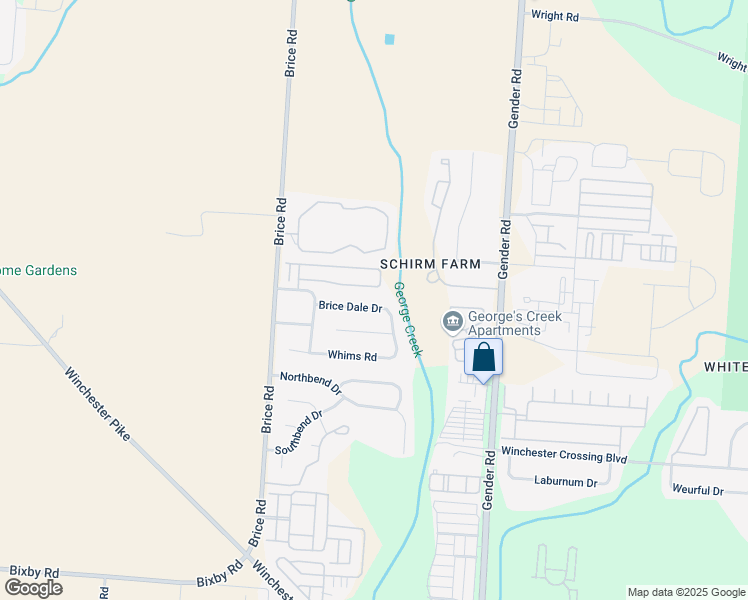 map of restaurants, bars, coffee shops, grocery stores, and more near 6448 Brice Dale Drive in Canal Winchester