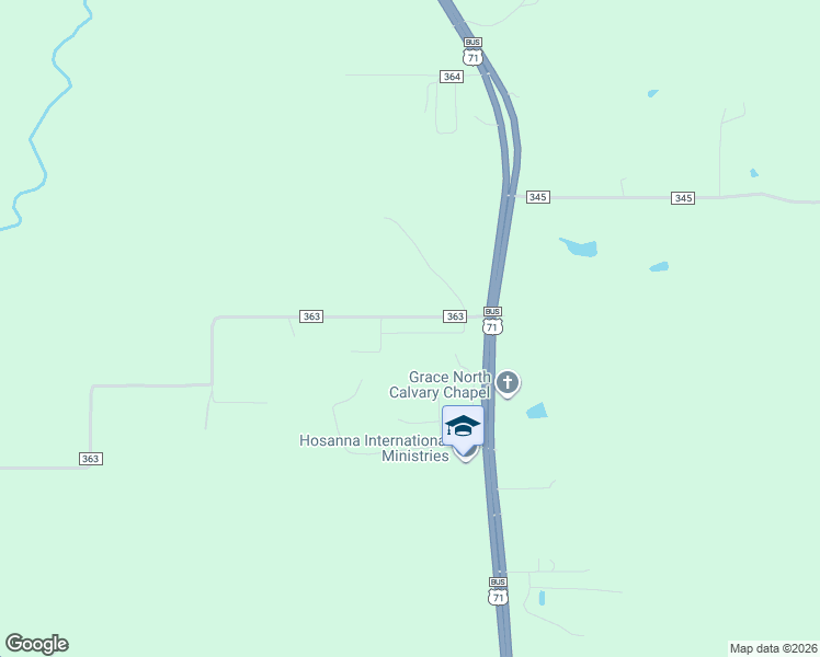 map of restaurants, bars, coffee shops, grocery stores, and more near 11757 Ridgeway Drive in Saint Joseph