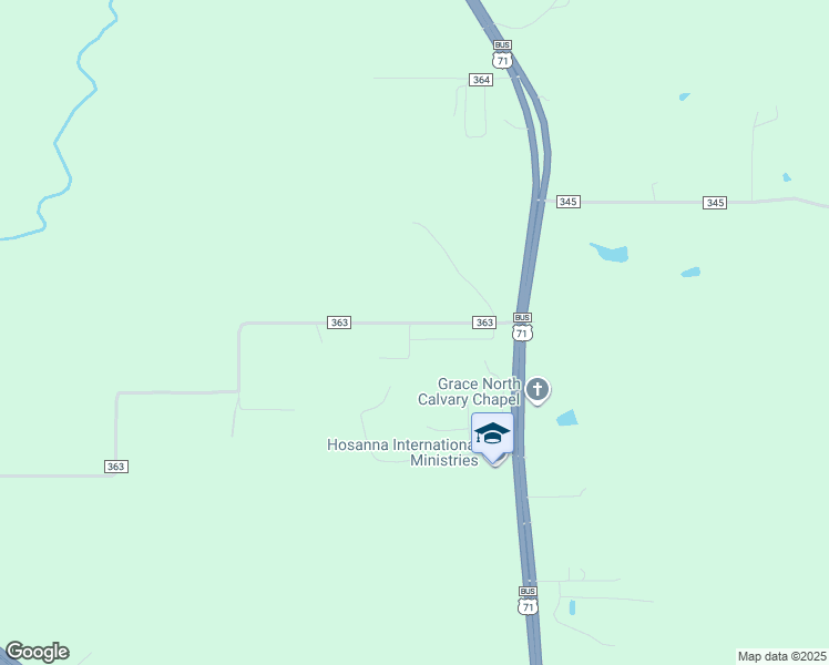 map of restaurants, bars, coffee shops, grocery stores, and more near 11709 Ridgeway Drive in Saint Joseph