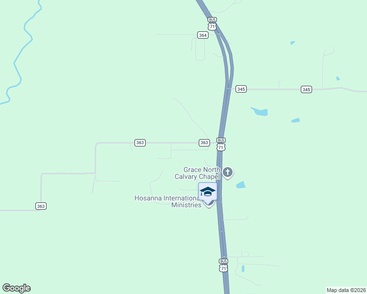 map of restaurants, bars, coffee shops, grocery stores, and more near 11757 Ridgeway Drive in Saint Joseph