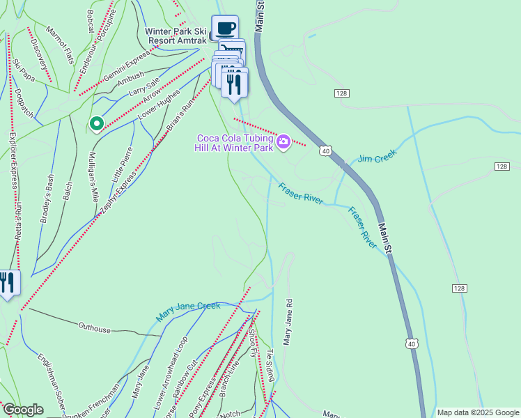 map of restaurants, bars, coffee shops, grocery stores, and more near 422 Iron Horse Way in Parshall