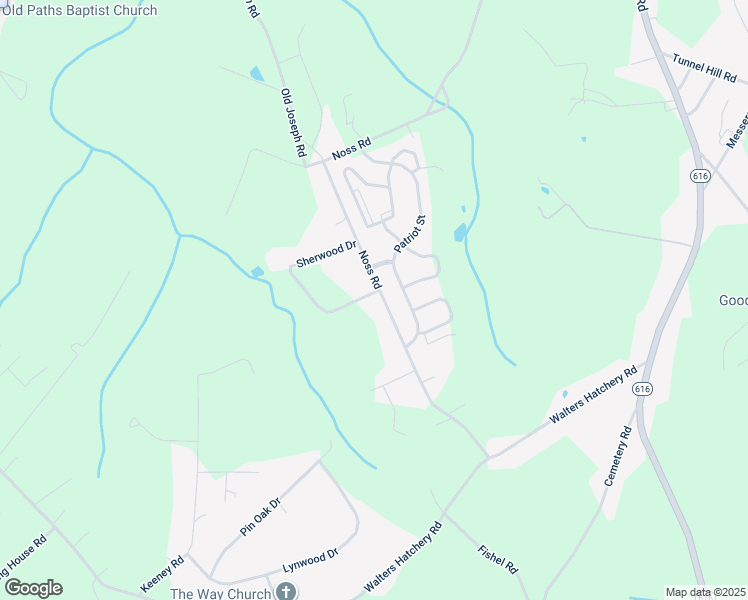map of restaurants, bars, coffee shops, grocery stores, and more near 2068 Noss Road in York