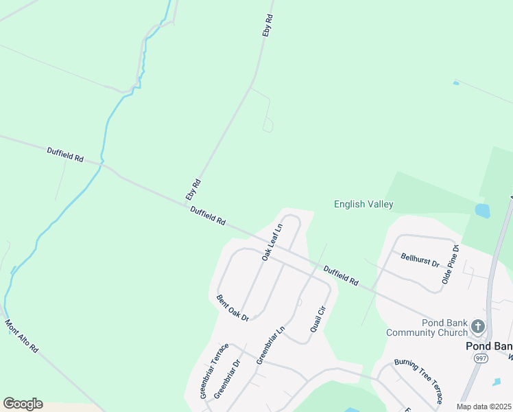 map of restaurants, bars, coffee shops, grocery stores, and more near 5615 Duffield Road in Chambersburg