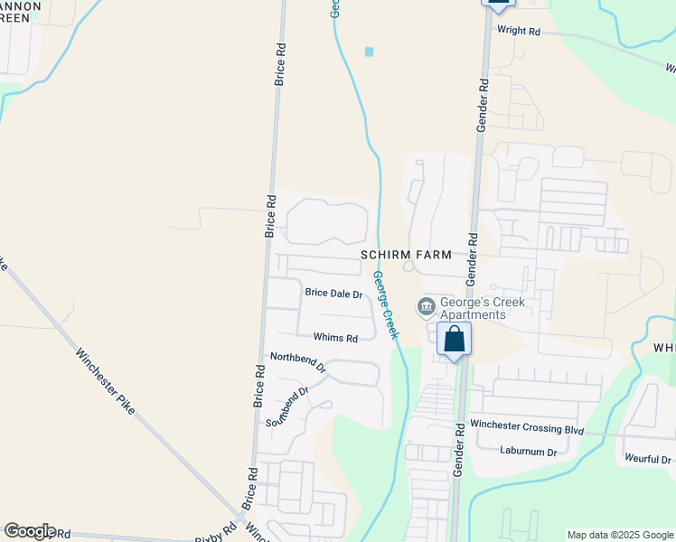 map of restaurants, bars, coffee shops, grocery stores, and more near 6376 Brice Dale Drive in Canal Winchester