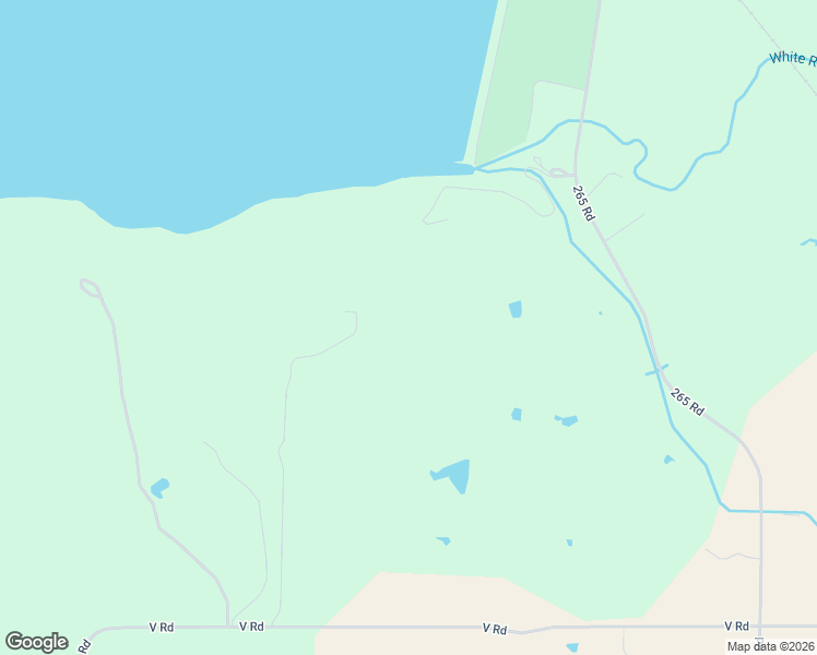 map of restaurants, bars, coffee shops, grocery stores, and more near 2600 V Road in Formoso