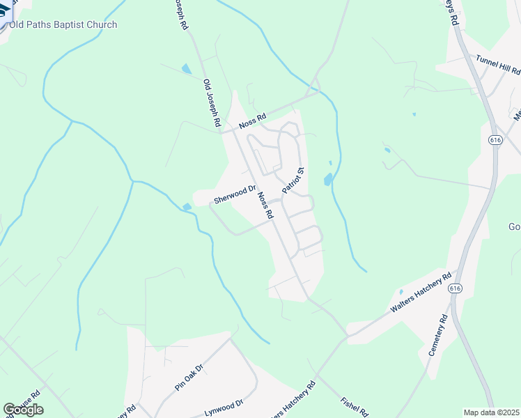 map of restaurants, bars, coffee shops, grocery stores, and more near 2056 Noss Road in York