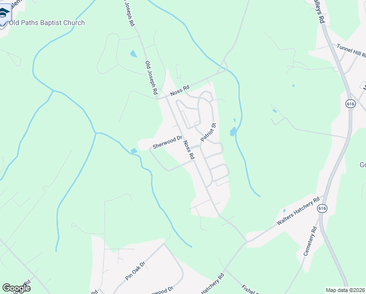 map of restaurants, bars, coffee shops, grocery stores, and more near 2052 Noss Road in York