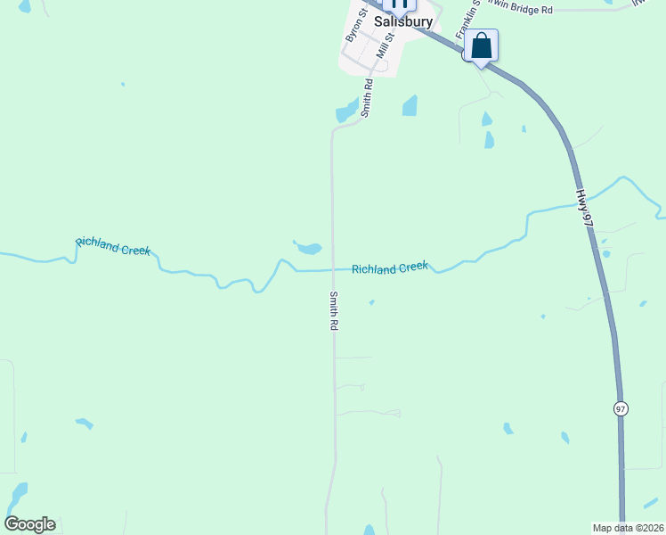 map of restaurants, bars, coffee shops, grocery stores, and more near 5483 Smith Road in Pleasant Plains