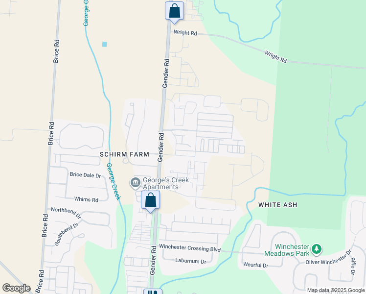 map of restaurants, bars, coffee shops, grocery stores, and more near 6439 Castenea Way in Canal Winchester
