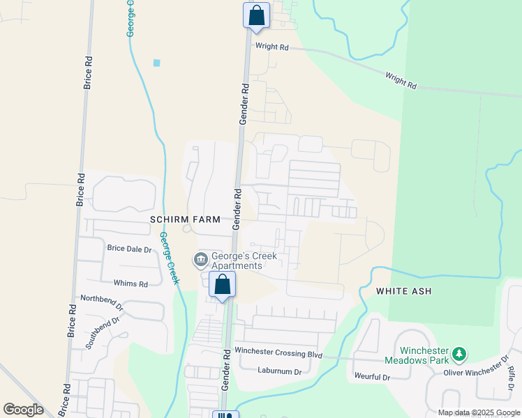map of restaurants, bars, coffee shops, grocery stores, and more near 6439 Castenea Way in Canal Winchester