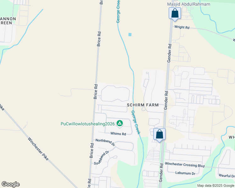 map of restaurants, bars, coffee shops, grocery stores, and more near 6060 Rossi Dr in Columbus
