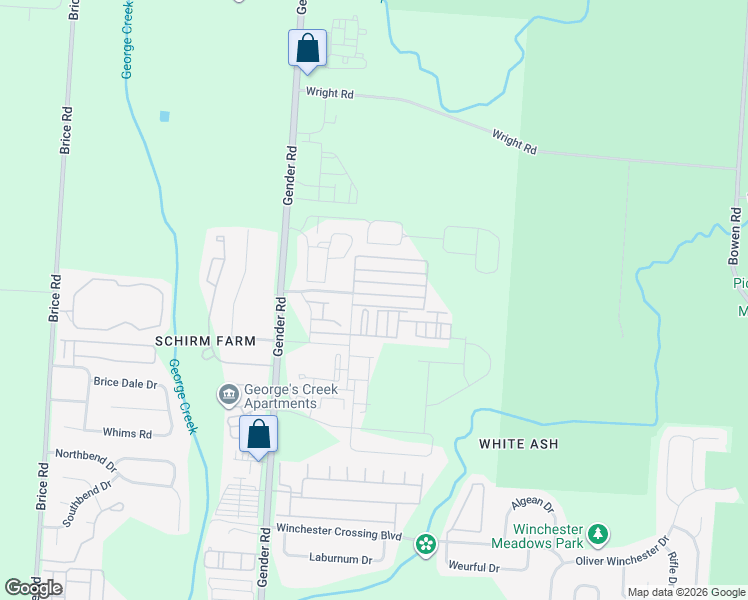 map of restaurants, bars, coffee shops, grocery stores, and more near 6491 Nottinghill Trail Drive in Canal Winchester