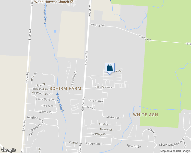 map of restaurants, bars, coffee shops, grocery stores, and more near 6403 Nottinghill Trail Drive in Canal Winchester