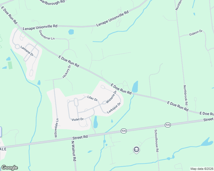 map of restaurants, bars, coffee shops, grocery stores, and more near 464 Mimosa Circle in Kennett Square
