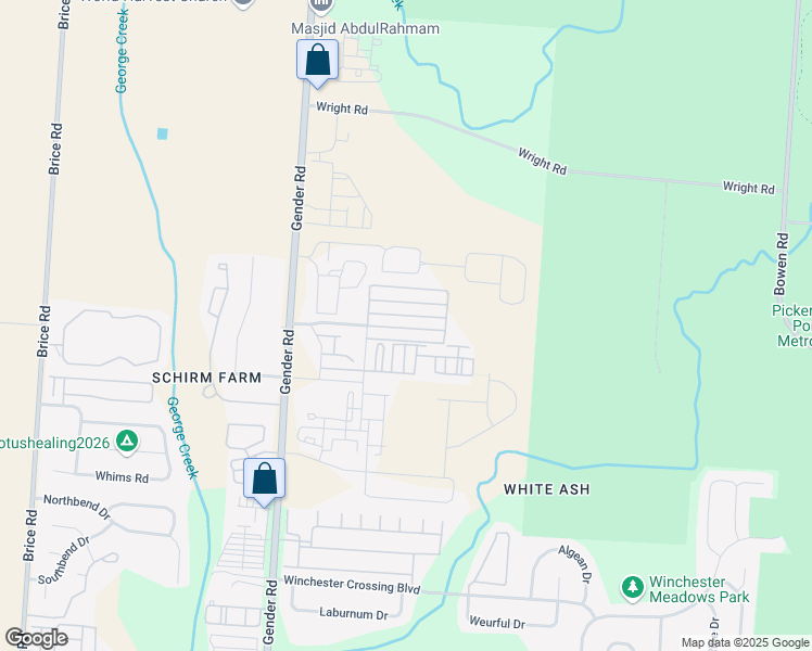 map of restaurants, bars, coffee shops, grocery stores, and more near 6516 Nottinghill Trail Drive in Canal Winchester