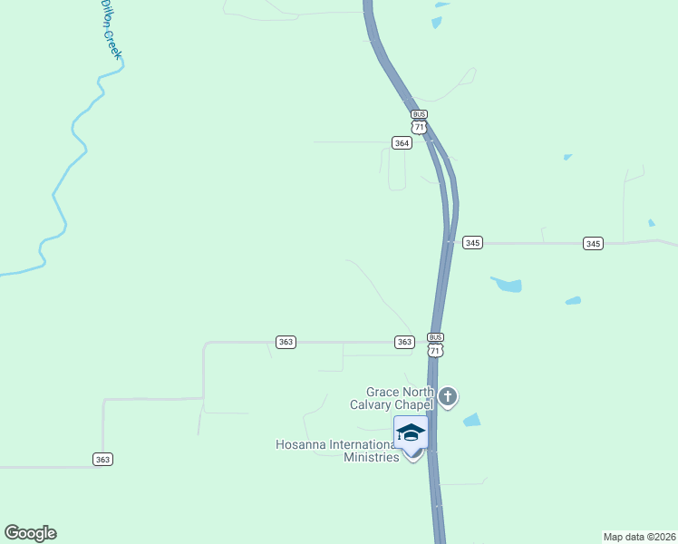 map of restaurants, bars, coffee shops, grocery stores, and more near 12701 County Road 363 in Saint Joseph
