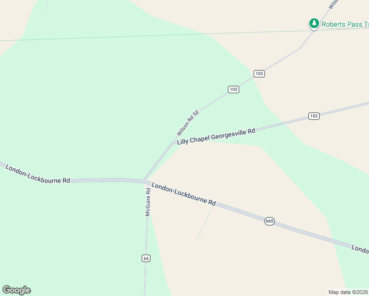 map of restaurants, bars, coffee shops, grocery stores, and more near 6475 Lilly Chapel Geo Road in London