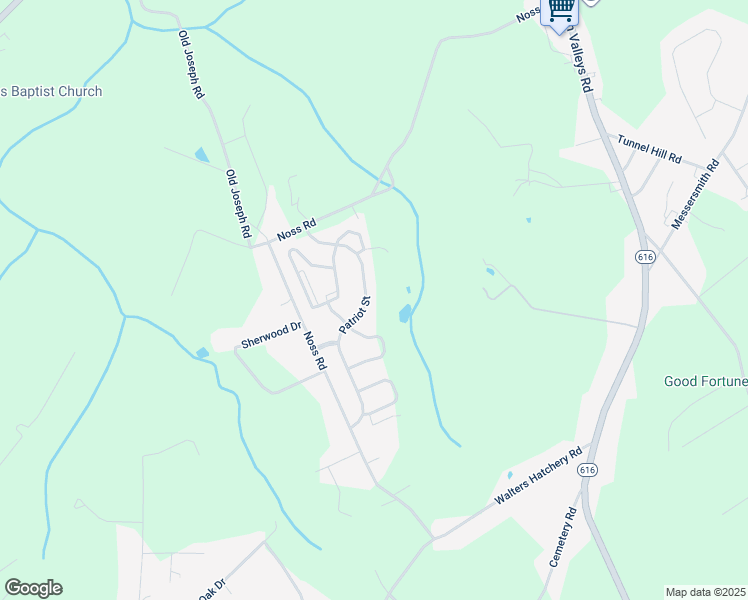 map of restaurants, bars, coffee shops, grocery stores, and more near 1979 Patriot Street in York