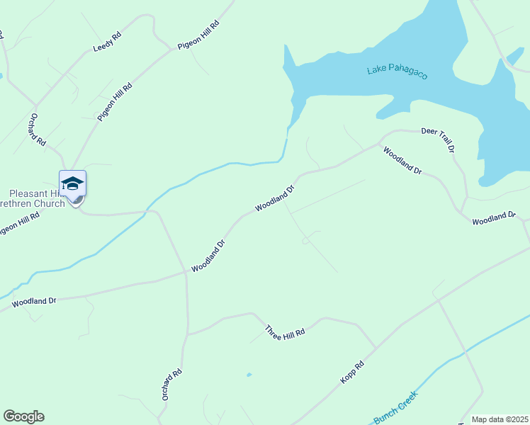 map of restaurants, bars, coffee shops, grocery stores, and more near 7031 Woodland Drive in Spring Grove