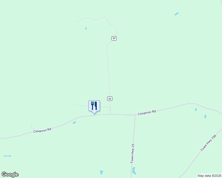 map of restaurants, bars, coffee shops, grocery stores, and more near 13340 Township Road 59 in Mount Perry