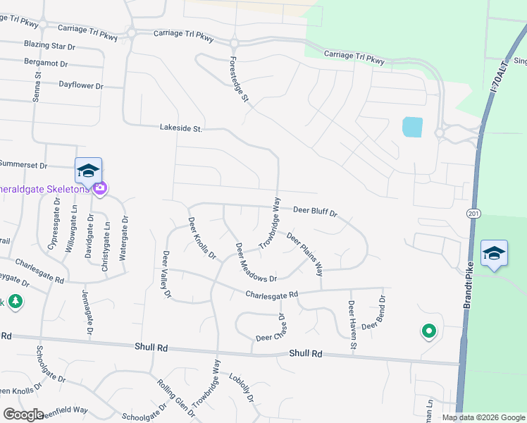 map of restaurants, bars, coffee shops, grocery stores, and more near 8932 Cadet Circle in Dayton