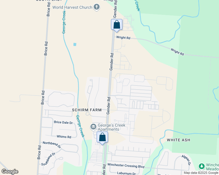map of restaurants, bars, coffee shops, grocery stores, and more near 4922 Gender Road in Canal Winchester