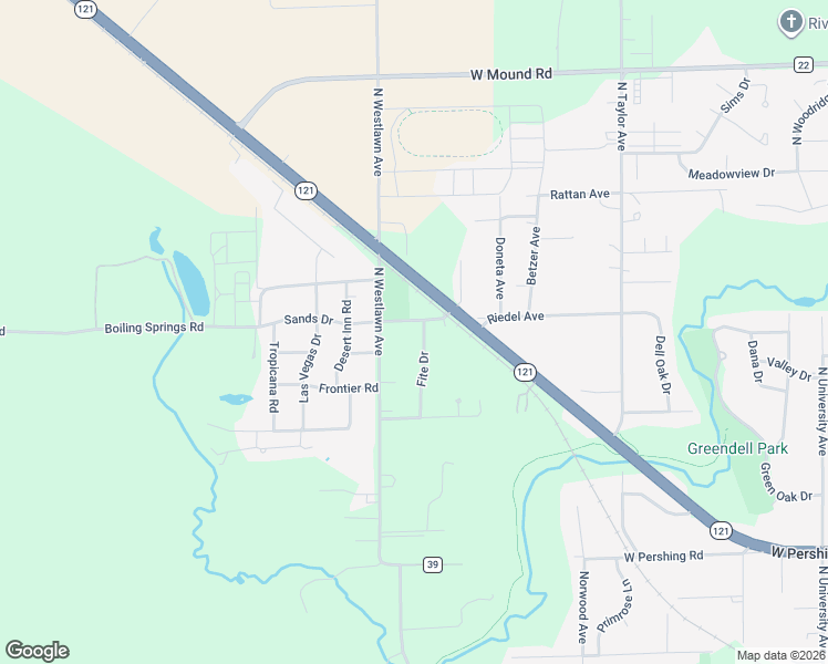 map of restaurants, bars, coffee shops, grocery stores, and more near 2147-2151 Riedel Avenue in Decatur